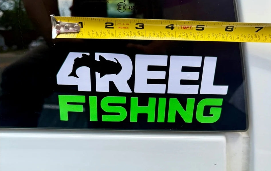 4REEL Fishing Decal (Small)